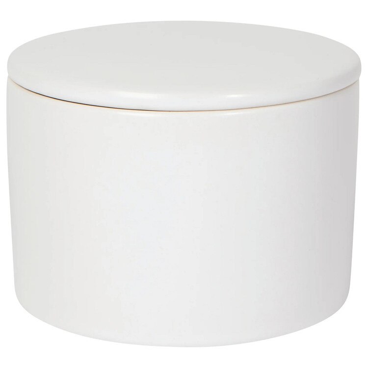 5253002 Matte White Butter Crock