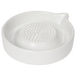 5256001 Matte White Ginger Grater