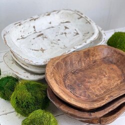 MCB Medium Carved Bowl