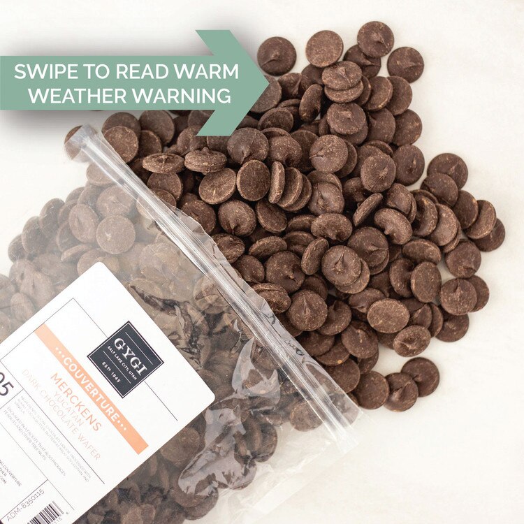 Merckens Yucatan Dark Chocolate Wafers - 5 Lb. Bag | Gygi