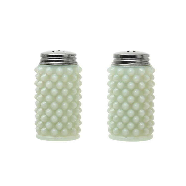 DF3222 Milk Glass Salt and Pepper S