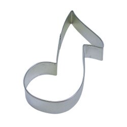 1077 Music Note Cookie Cutter 5.5"