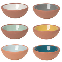5046001 Terracotta Pinch Bowl - Set