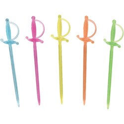 014103 Neon Sword Picks