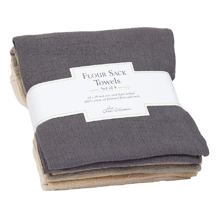 90523 Neutral Flour Sack Towels- Se