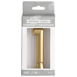 339954 Number 1 Gold Candle