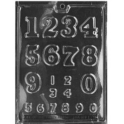 L009 Numbers Large/Small Candy Mold