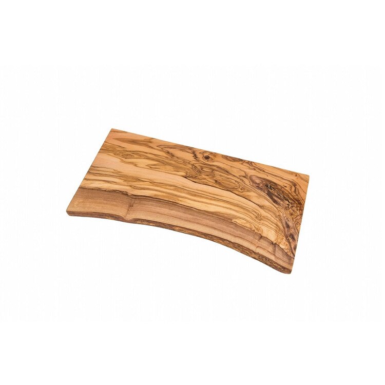 6014 Olive Wood Rustic Serving Boar