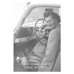 73128 One Minue Greeting Card