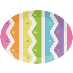 356173 Oval Bright Easter Egg Plast