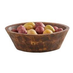 AMR993 Oval Wooden Bowl