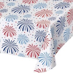 327220 Patriotic Patterns Plastic T