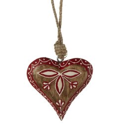143175 Patterned Heart Ornament