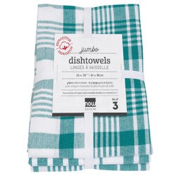 2016529 Peacock Jumbo Dishtowels -