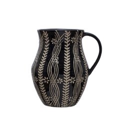 DF7842 Pitcher w/Floral Pattern