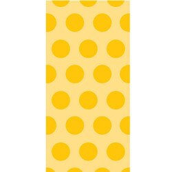 324489 Polka Dot Celllo Bags- Yello