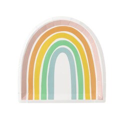 SPD941A Rainbow Shaped Plate - 8 Co
