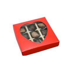 1384C Red Heart Candy Box 1/2 lb
