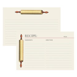 CV611 Rolling Pin Recipe Card
