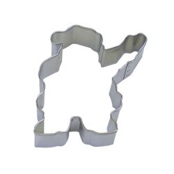 1126 Santa Waving Cookie Cutter 4"