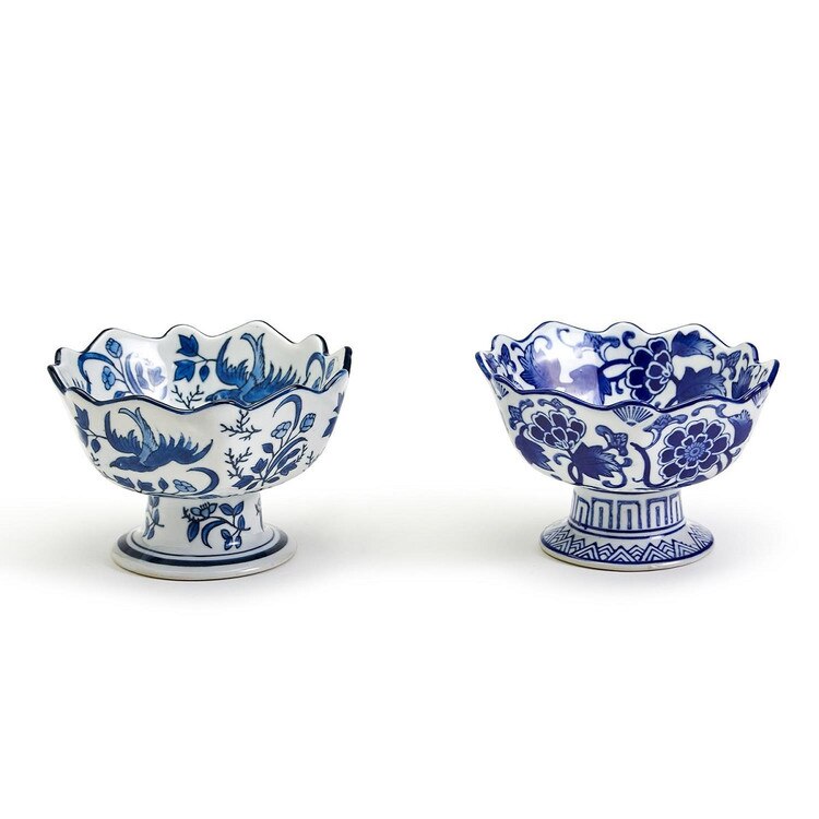 53568-20 Scalloped Edge Footed Bowl