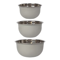 5205003 Set of 3 Mixing Bowls - Fog