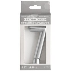 339970 Silver #7 Candle