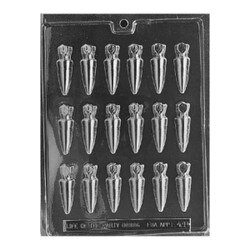 E438 Small Carrots Candy Mold
