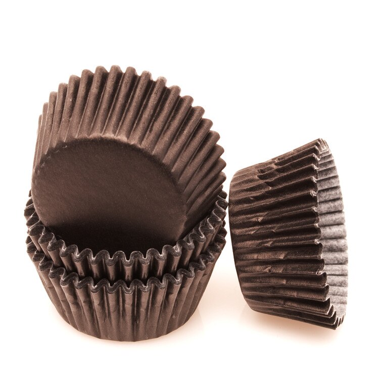 Mini Baking Cups Black