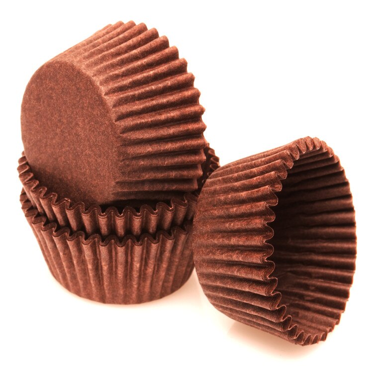 Mini Baking Cups Brown