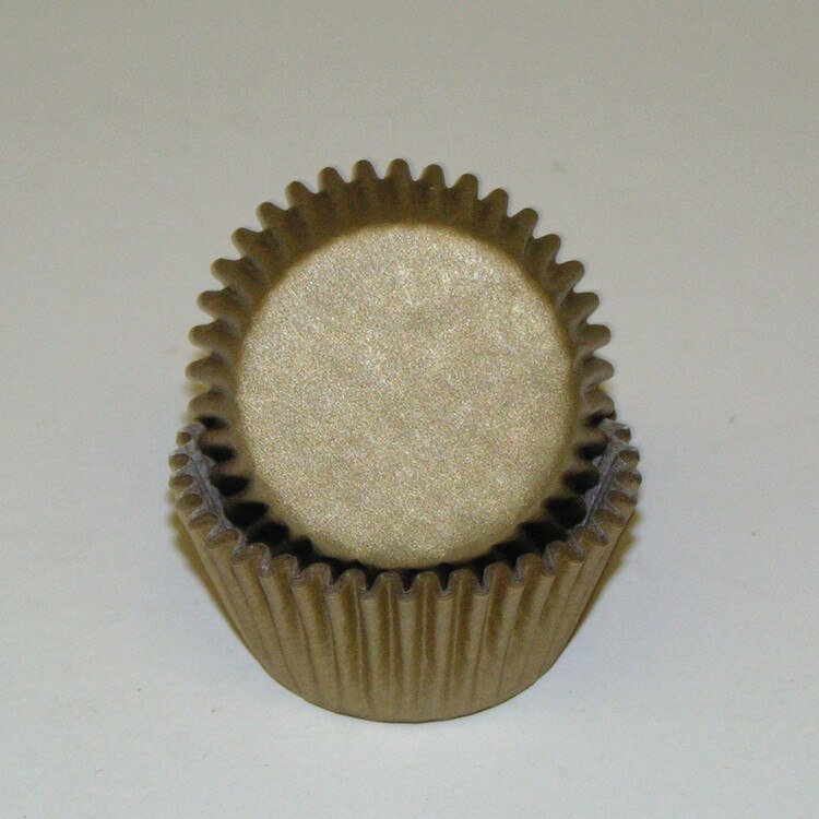 Mini Baking Cups Gold