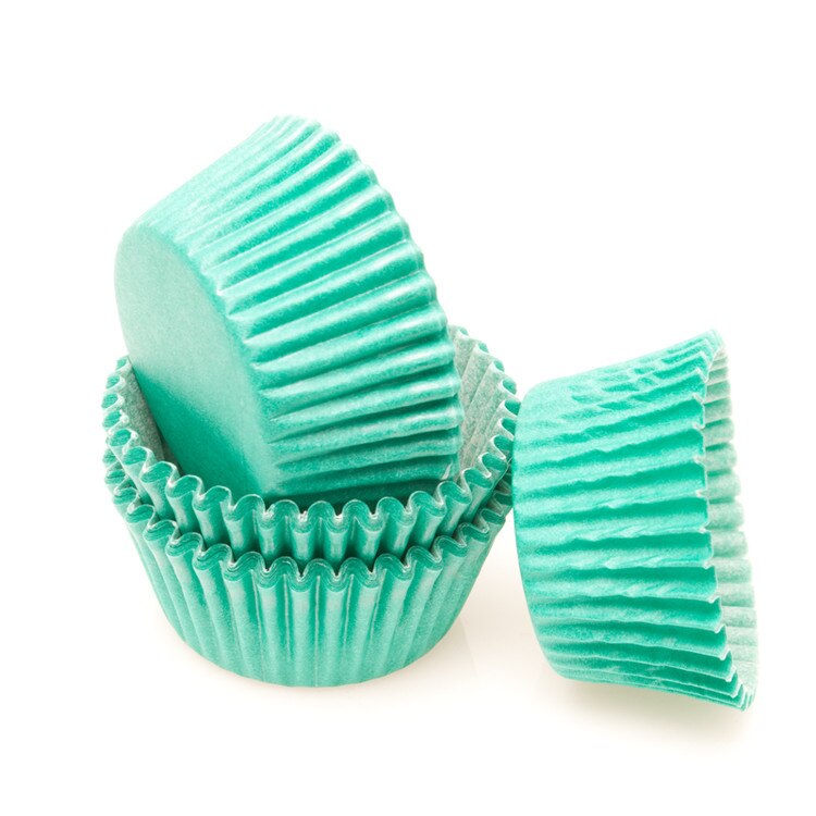 Mini Baking Cups Green