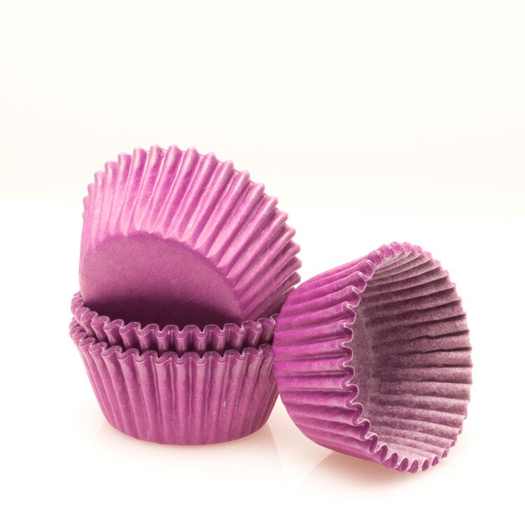 Mini Baking Cups Purple