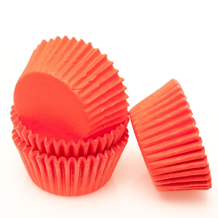Mini Baking Cups Red