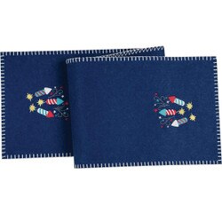 C46007052 Sparkler Felt Runner
