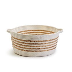 53660-L Spiral Cotton Rope Basket-