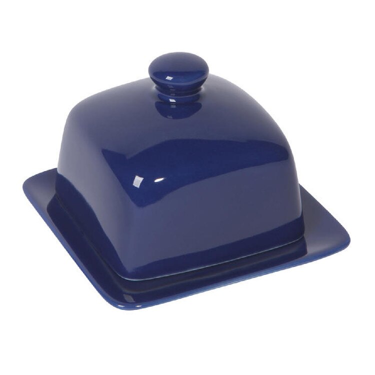 5036007 Square Butter Dish - Navy