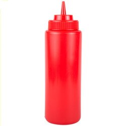 SB32WR Squeeze Bottle 32 oz Red Wid