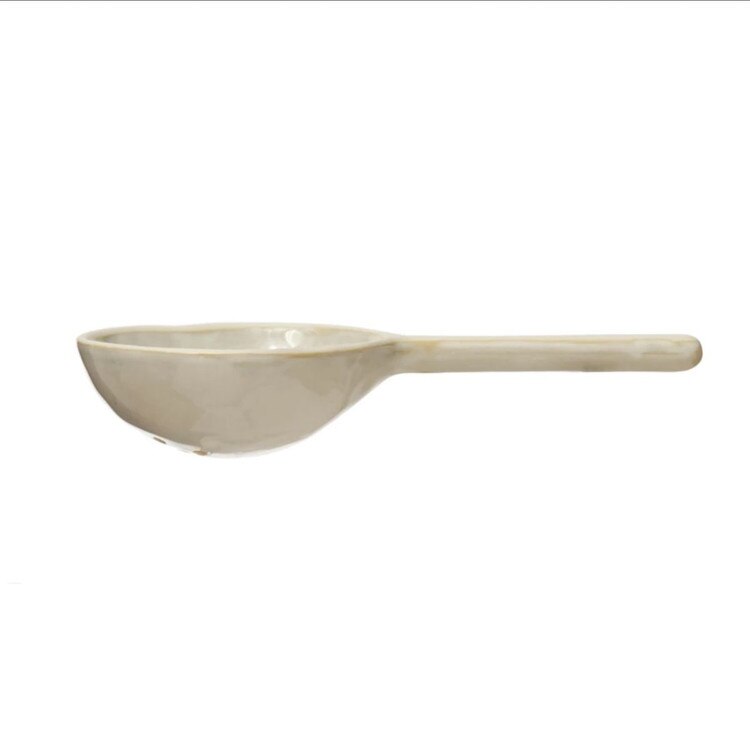 DF6445 Strainer Spoon Stoneware