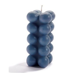 097066 Tall Blue Bubble Candle