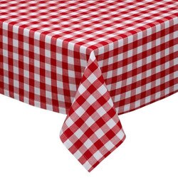 27913 Tango Red/White Checked 52" S
