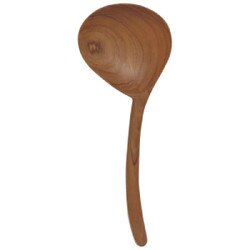 5202011 Teak Wood Shaped Spoon
