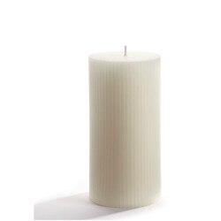 097073 Textured Striped White Pilla