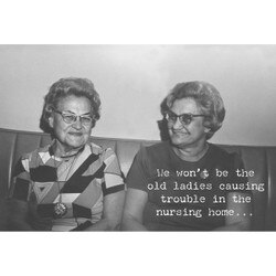 73031 The Old Ladies Greeting Card