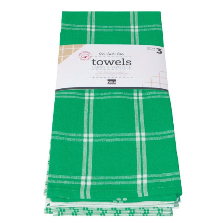 2062614 Tic Tac Toe Towel Set - Gre