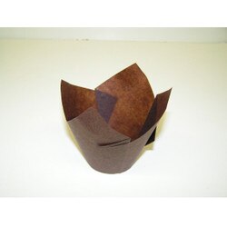 450CGP-TL-BR Tulip Brown Baking Cup