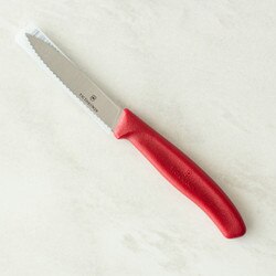 Victorinox Serrated Paring Knife 3-1/4 - Red