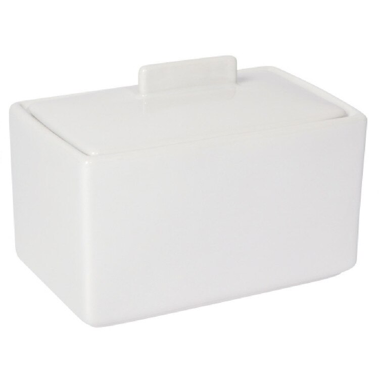 5135001 White 1 Lb. Butter Dish