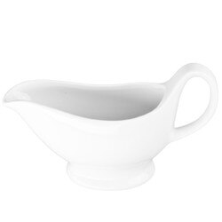 900103 White 16 Oz. Gravy Boat