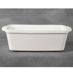 914913 White Ceramic Loaf Pan